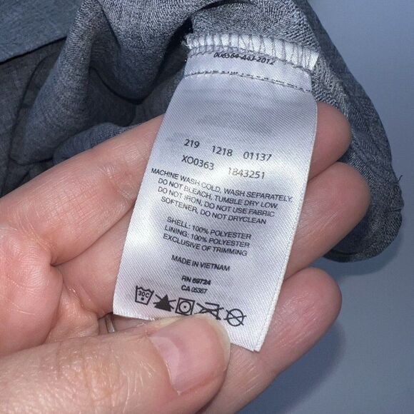 COLUMBIA Omni-wick Shirt 2XL Vented Gray Button Down woven look - Picture 4 of 5